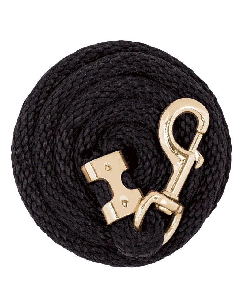 Black Rope Lead W/O Snap