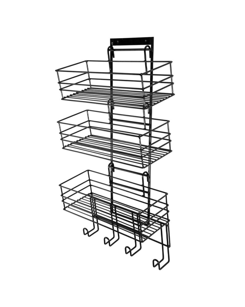 Easy-up mounted widegroom room rack w tack rack 